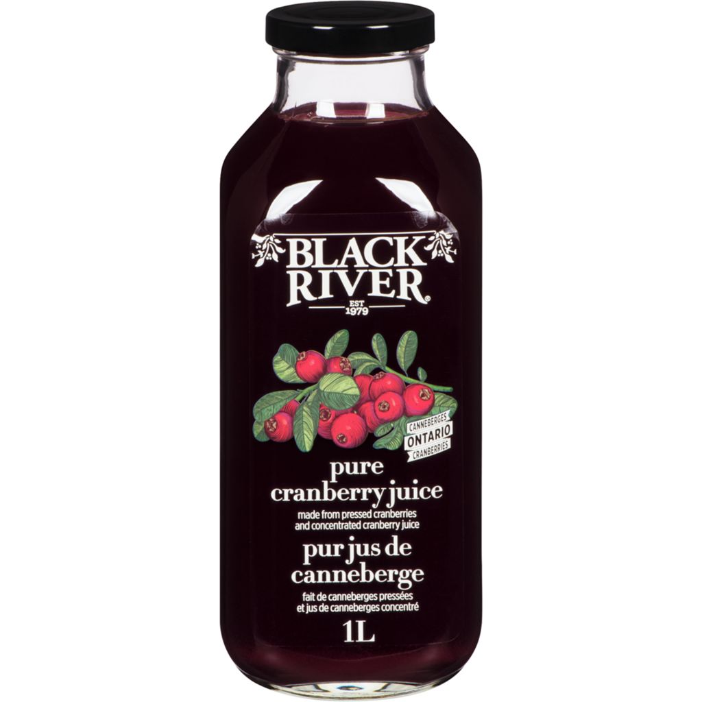 Black River, Pure Cranberry Juice  (1L)