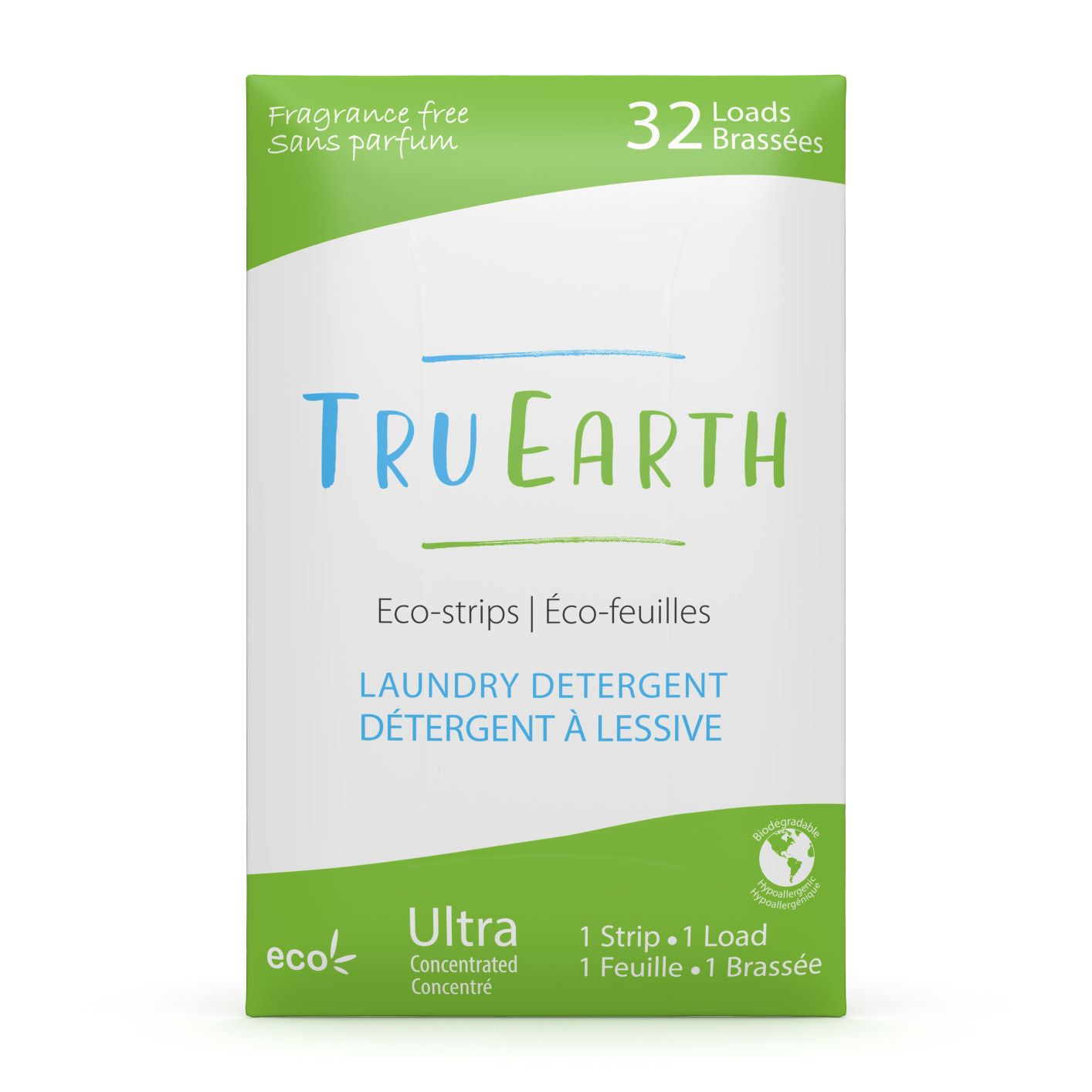Tru Earth Laundry Strips, Unscented 32ct