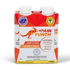 Pain Punch w/Tumeric & Omega 3 & L-Theanine 4PK