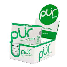PUR gum, Spearmint, SM pack