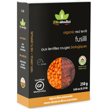Bio Italia, Red Lentil Fusilli Pasta
