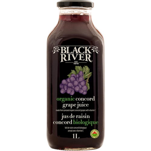 Black River, ORGANIC Concord Grape Juice 1L