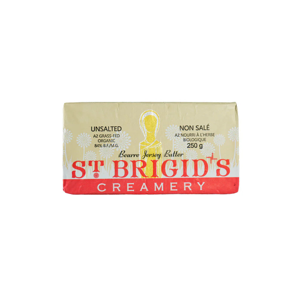 St. Brigid's GrassFed Organic Butter, unsalted