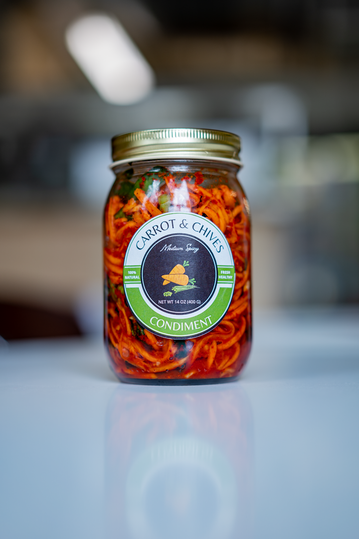 Bella's Acacia Catering, Carrot & Chive Condiment