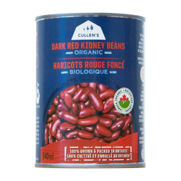 Cullen's Organics, Canned Kidney Beans 540ml