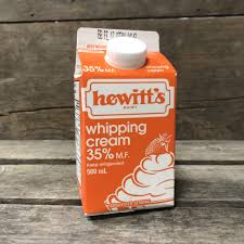 Hewitt's Dairy 35% Cream, 500ml Carton