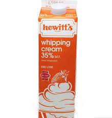 Hewitt's Dairy 35% Cream, 1L Carton