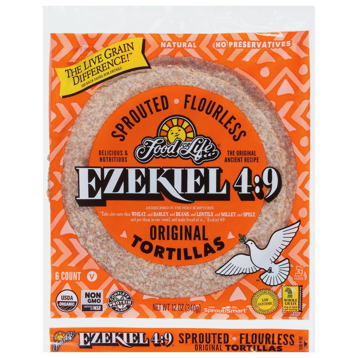 Food for Life, Ezekiel Organic Sprouted Tortillas
