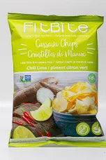 FitBite Cassava Chips, Chili Lime