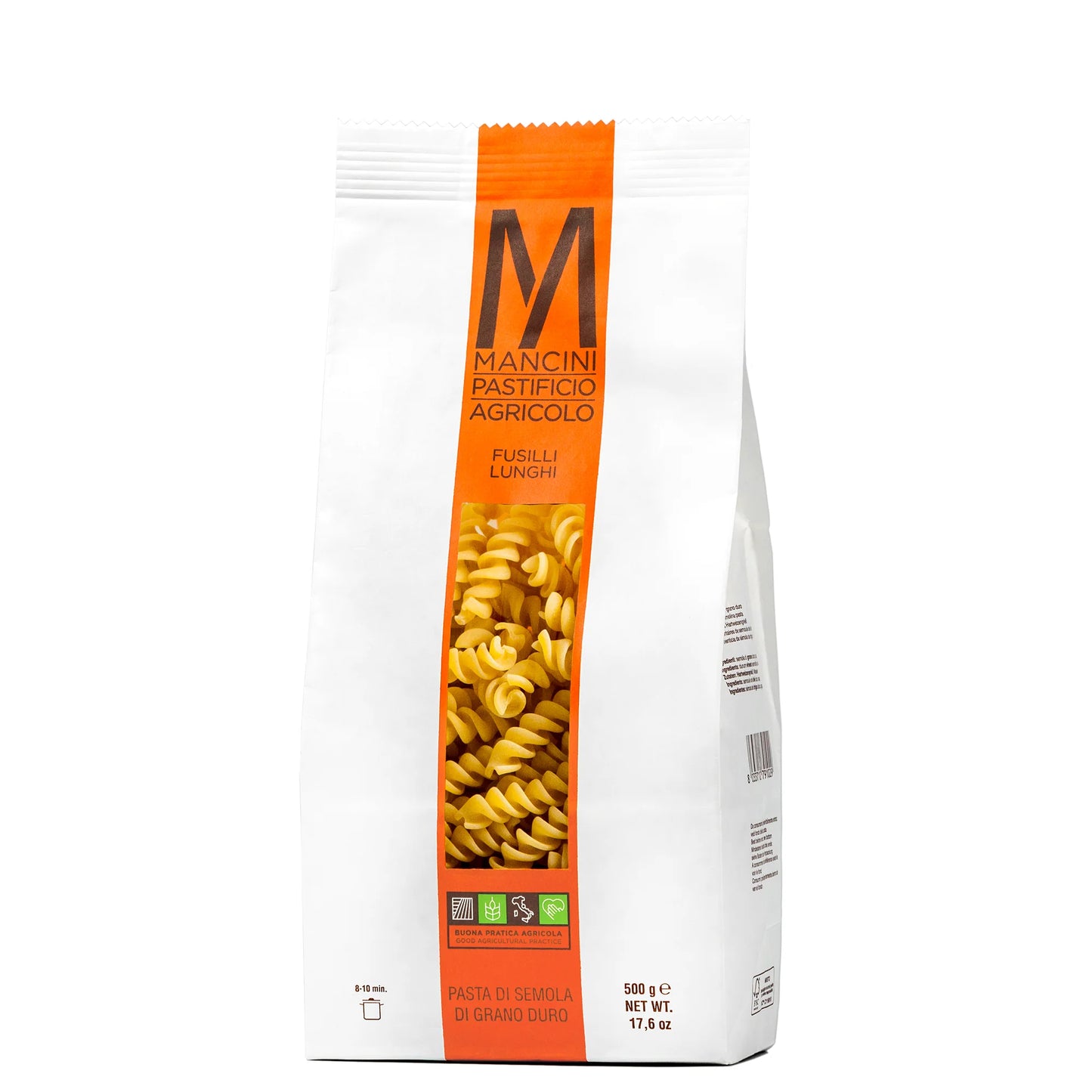 Pasta Mancini, Fusilli Lunghi 500 Gram