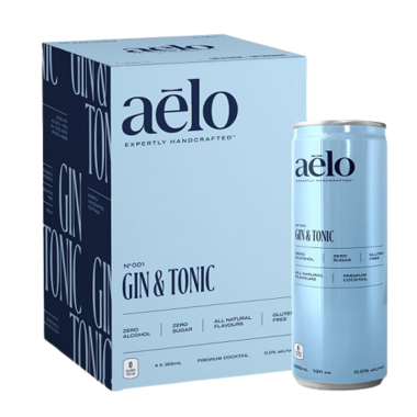 AELO Mocktails, Gin & Tonic SNGL