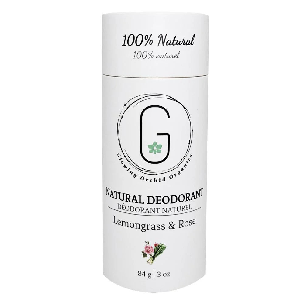 Glowing Orchid Deodorant, Lemongrass & Rose Deodorant