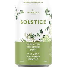 Number E Tea, SOLSTICE  Green Tea with Cucumber & Mint