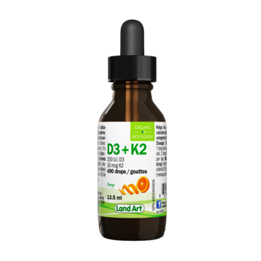 Vit. D3 & K2 Liquid, Land Art