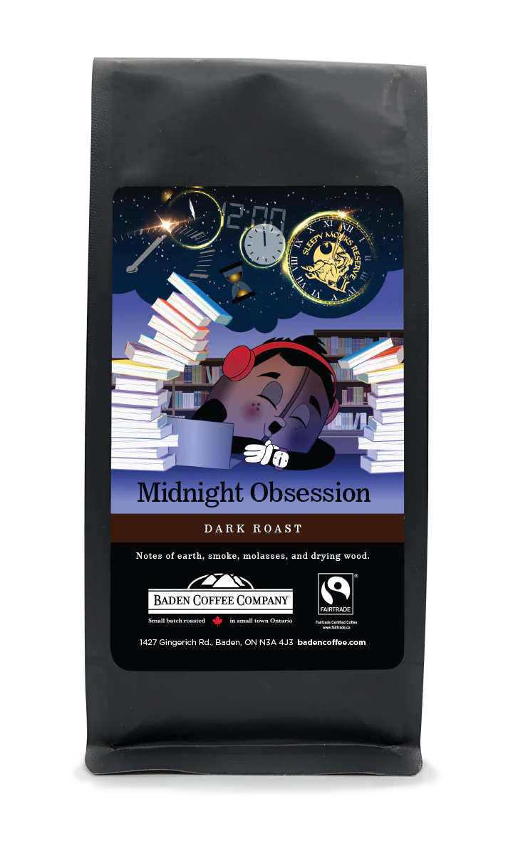 Midnight Obsession, Dark Roast 1lb ground Coffee