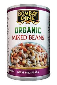 Bombay Dine Organics Canned Mixed Beans 540ml