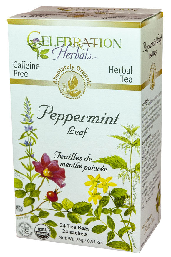 Peppermint Leaf Tea, 24 bags