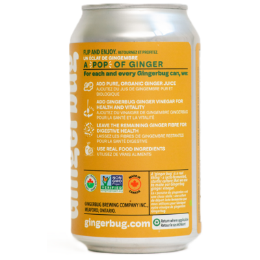 Gingerbug, SPICY Fermented Ginger Soda