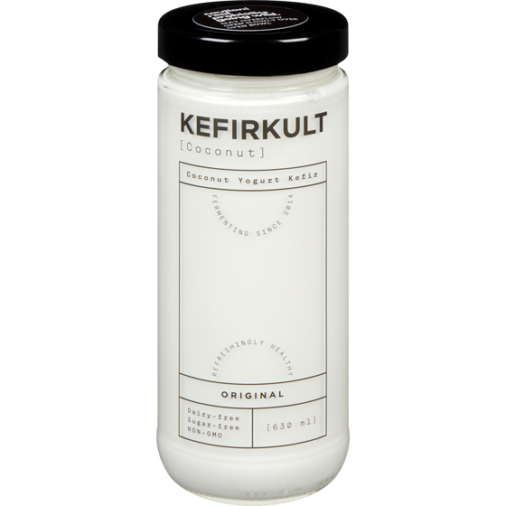 Coconut Kefir Yogurt. LARGE 630mL [vegan]