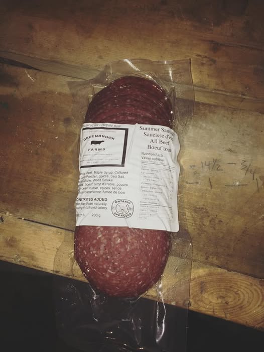 Summer Sausage (sliced) - Greenbrook Farm