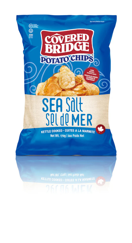 Covered Bridge, ORIGINAL Sea Salt Chips