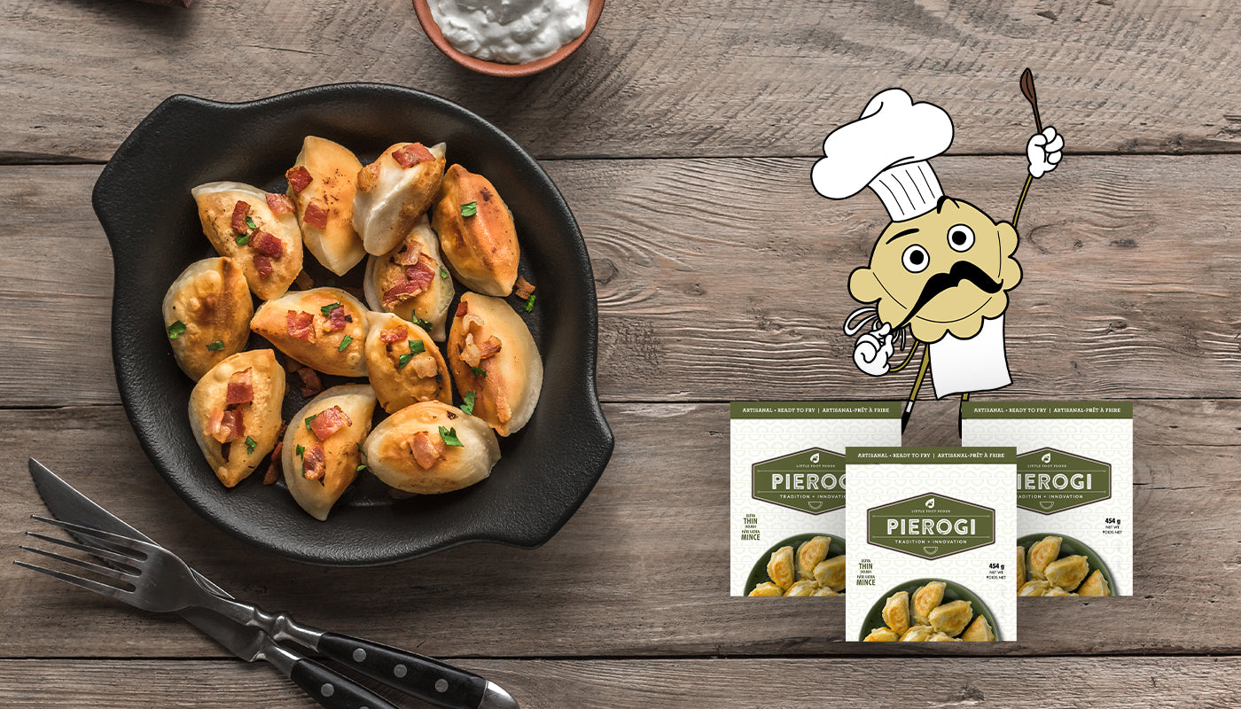 Littlefoot Foods Pierogi, Buffalo Cauliflower (vegan)