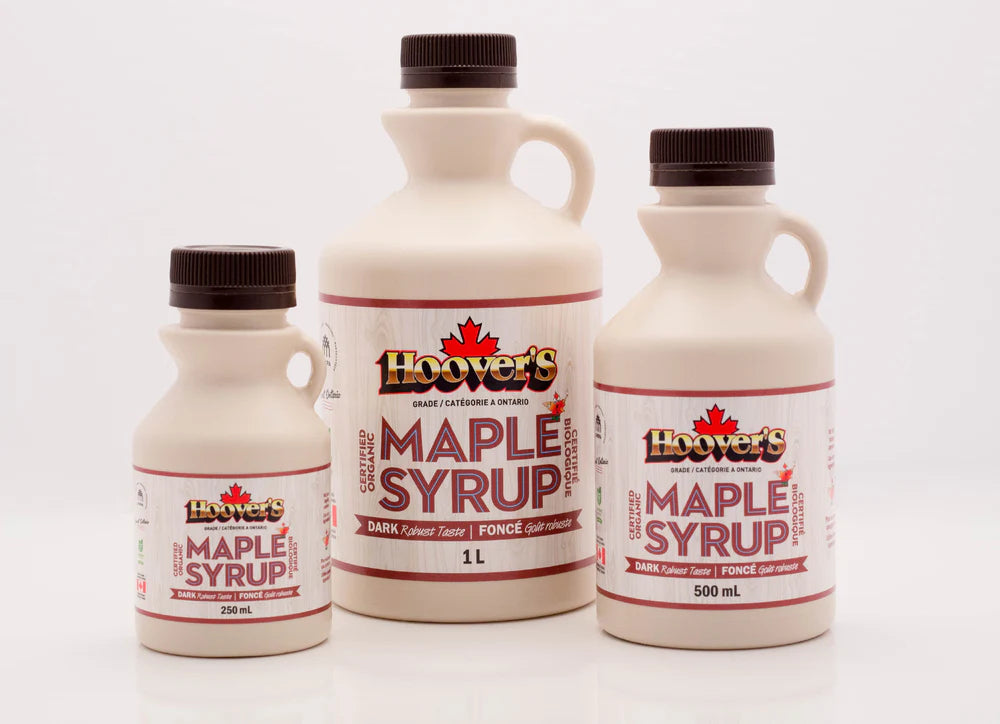 Hoover's Organic Maple Syrup, 250mL PLASTIC BOTTLE
