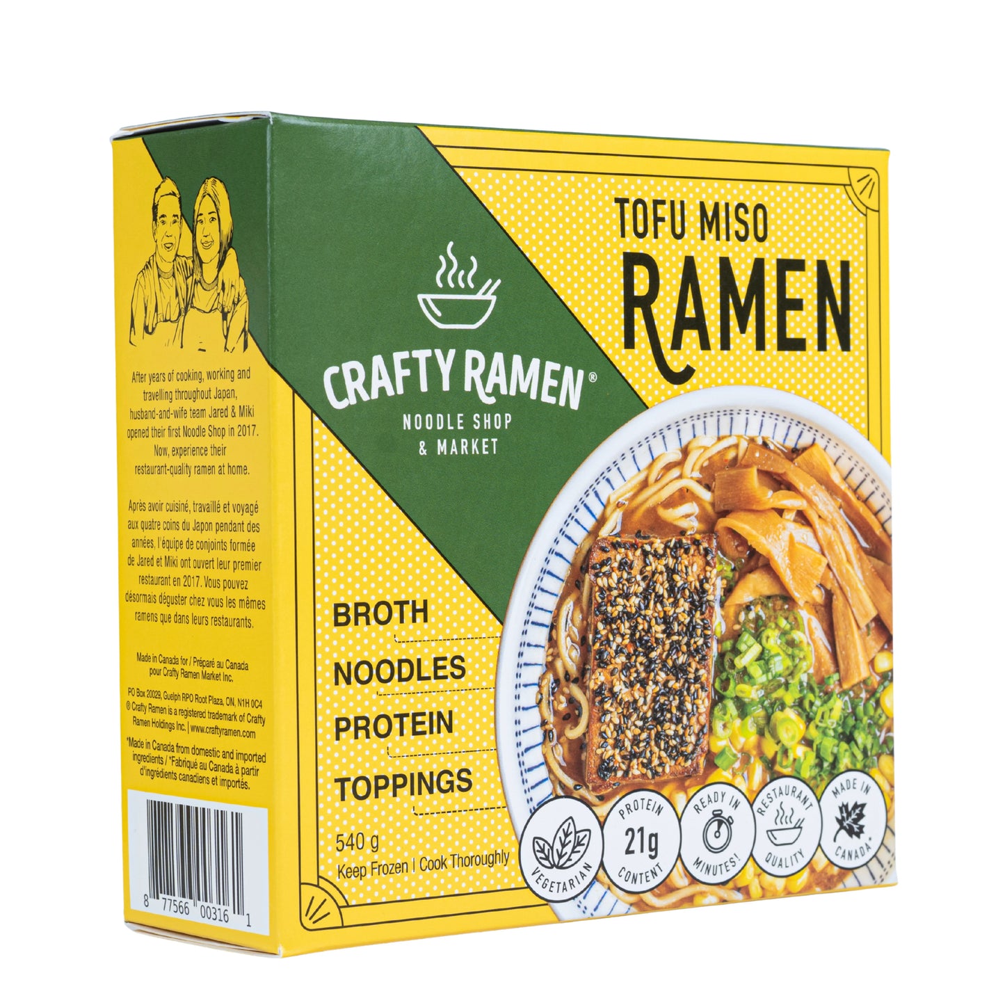 Crafty Ramen, Tofu Miso Ramen
