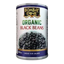 Bombay Dine Organics Canned Black Beans 540ml