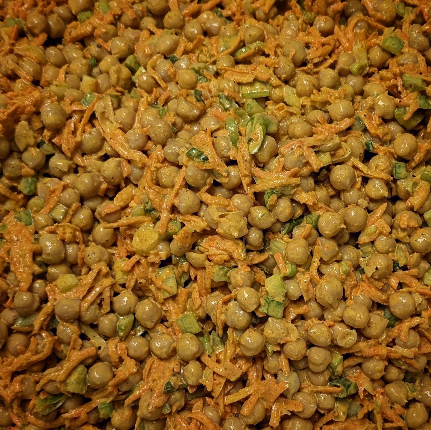 Curried Chickpea Salad, VEGAN