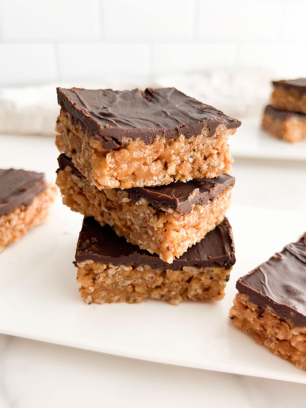 V & GF Chocolate Peanut Butter Square