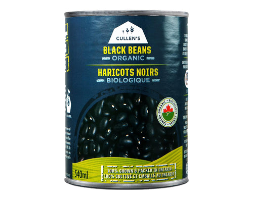 Cullen's Organics Canned Black Beans 540ml