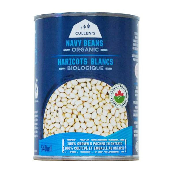 Cullen's Organics, Canned Navy Beans 540ml