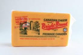 Bright's Cheese, Cheddar Cheese, MEDIUM ORANGE ~450g