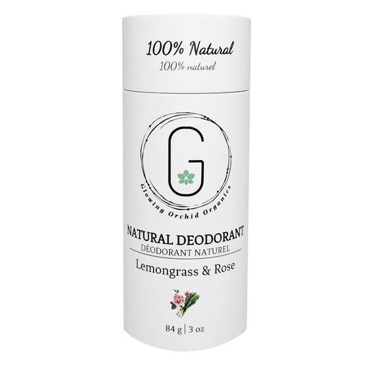 Glowing Orchid Deodorant, Lemongrass & Rose Deodorant