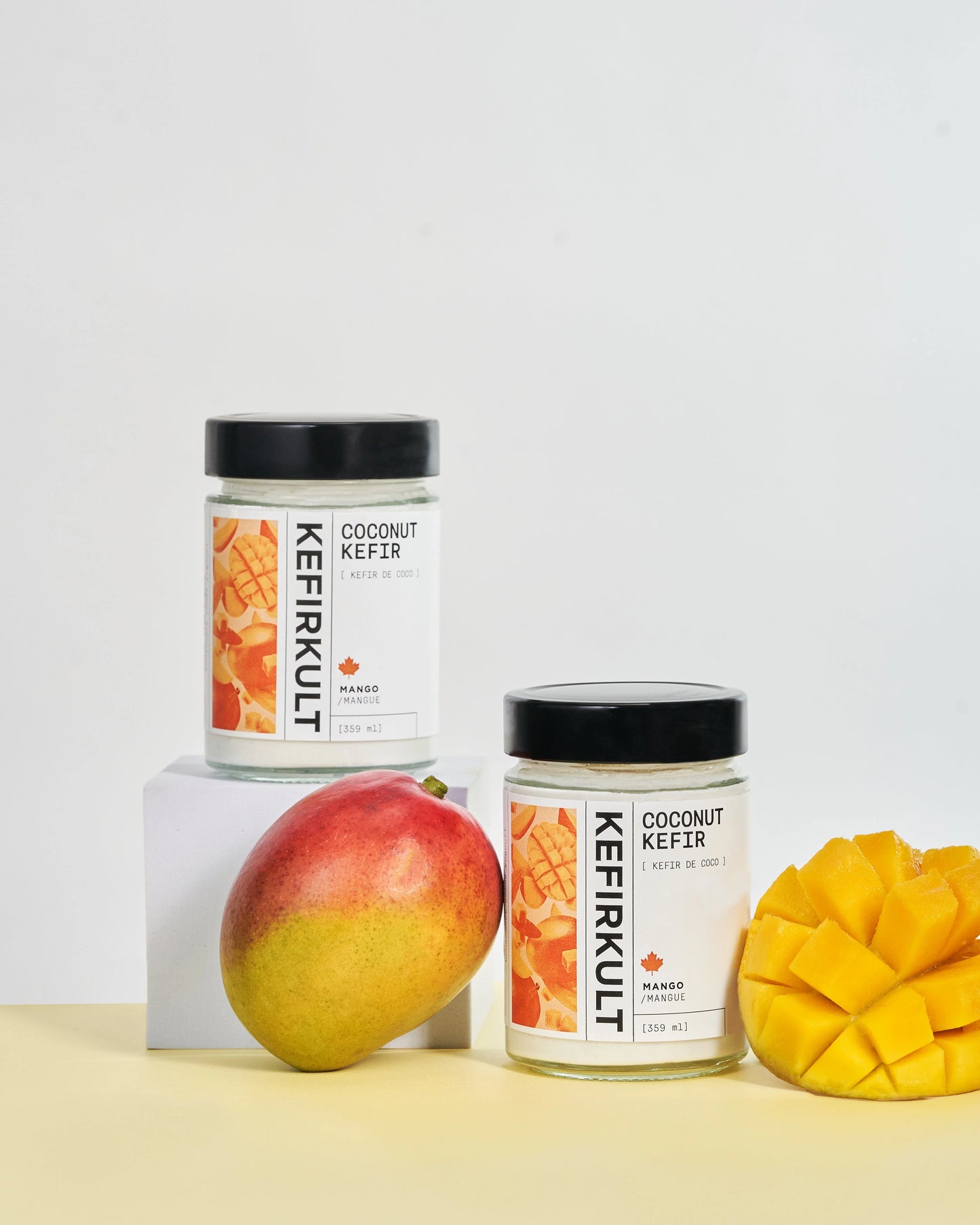 Coconut Kefir Yogurt, Mango SMALL 359ml [vegan]