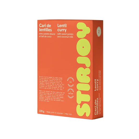 STIRJOY, Lentil Curry with Sweet Potato & Coconut