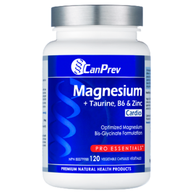 CanPrev Magnesium + Taurine, B6 & Zinc for Cardio