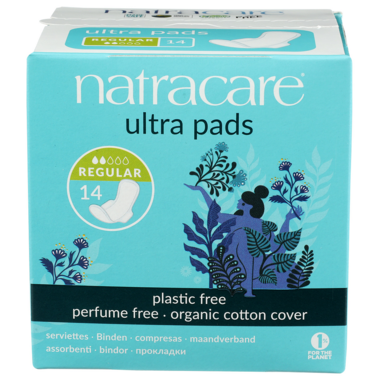 Natracare Ultra Pads, REG 14ct
