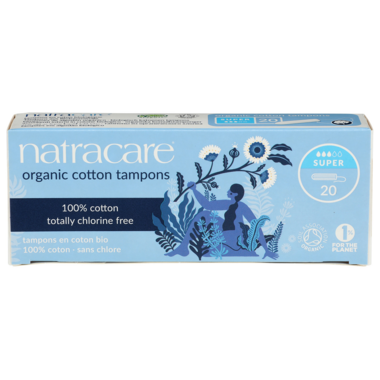Natracare Organic Tampons, Super 20ct