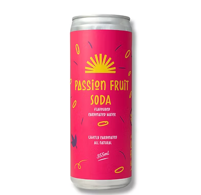 Royal City Sodas, Passion Fruit SELTZER