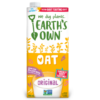 Earth's Own Oat Milk, unsweetened SMALL