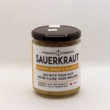 Pyramid Ferments Sauerkraut, Smoked Garlic & Jalapeno