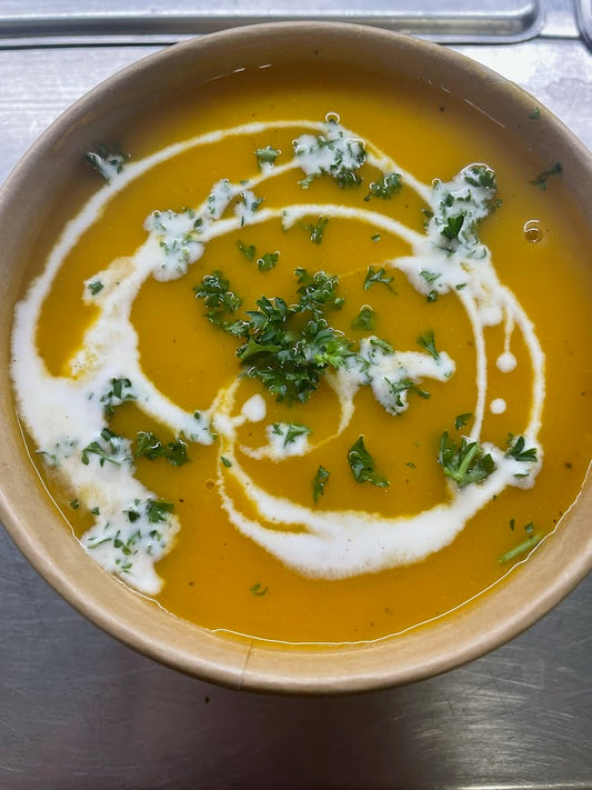 Soup, Mapled Sweet Potato & Ginger Soup LG