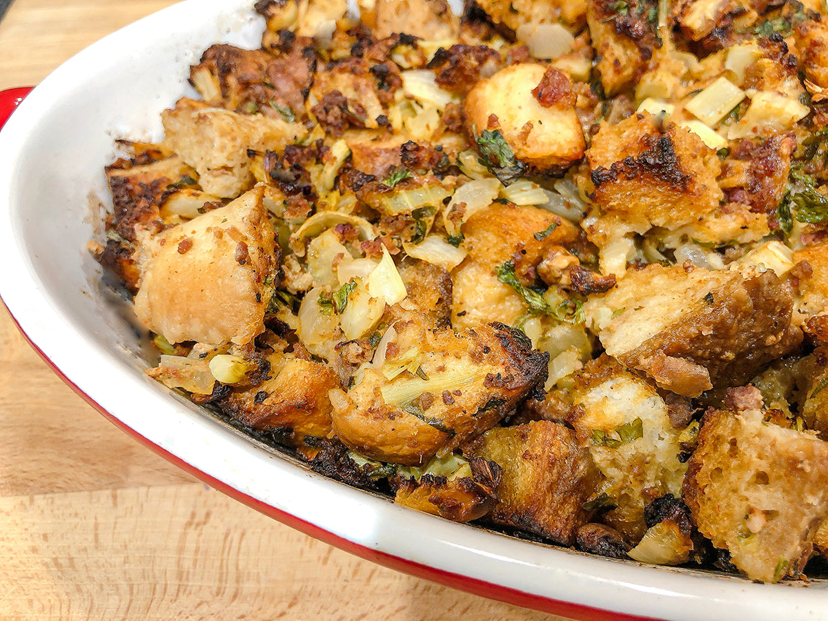 Housemade Chorizo Sourdough Stuffing